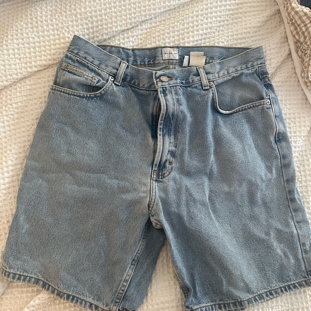 Vintage Calvin Klein denim shorts